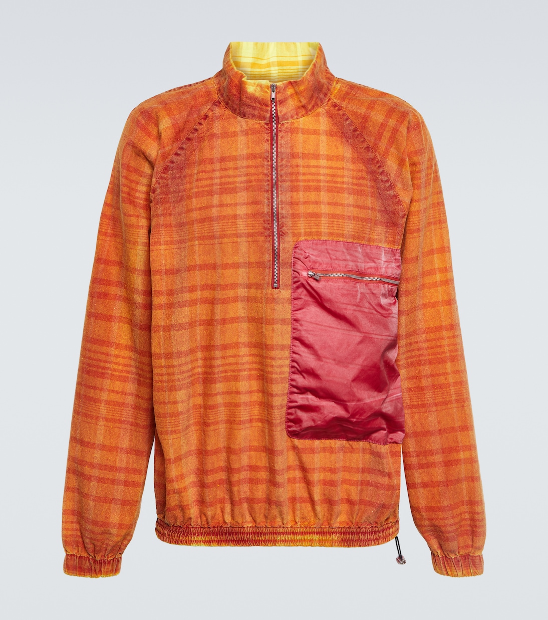 

Свитер Graenmo из льняной смеси с застежкой-молнией на половину длины Ranra, Lava Falls