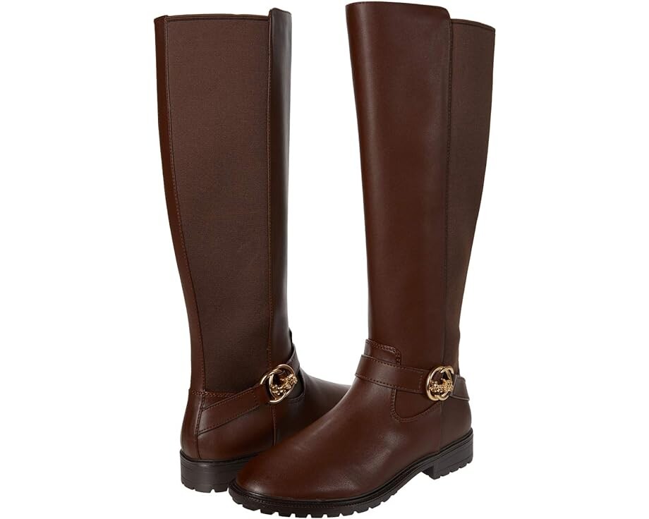 

Ботинки COACH Farrah Leather Boot, цвет Walnut