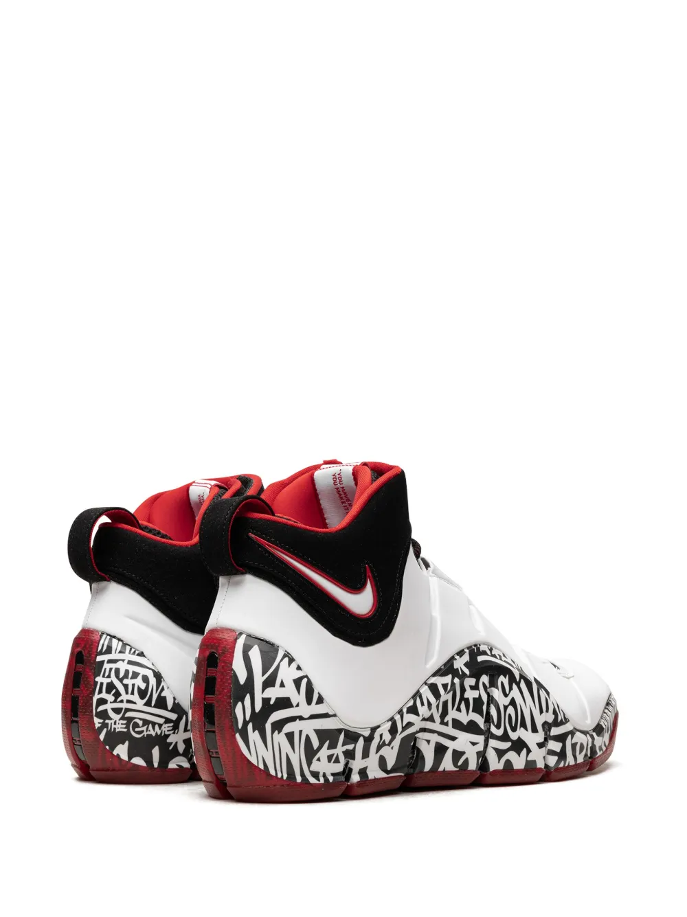 Кроссовки Zoom Lebron 4 'Graffiti 2023' Nike, белый — фото 3