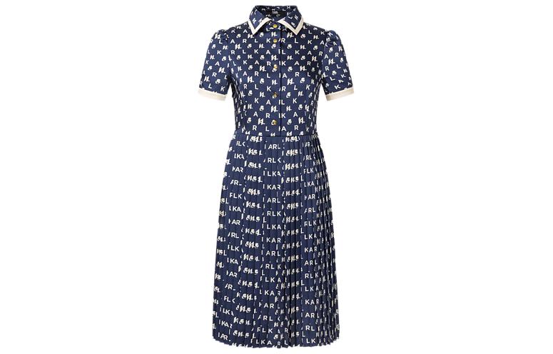 

KARL LAGERFELD / Karl Lagerfeld Jeans Платье с короткими рукавами KARL LAGERFELD женское синее