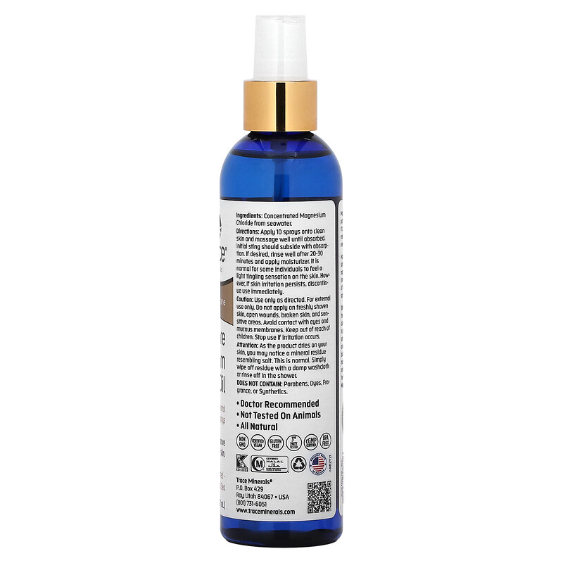Trace, TM Skincare, чистое магниевое масло, 237 мл (8 жидк. унций) — фото 2