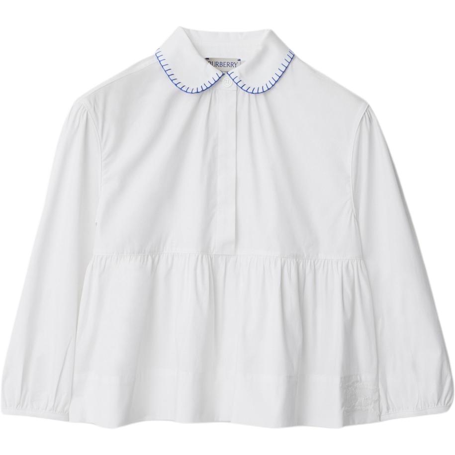 

Burberry Рубашка SS24 белая детская