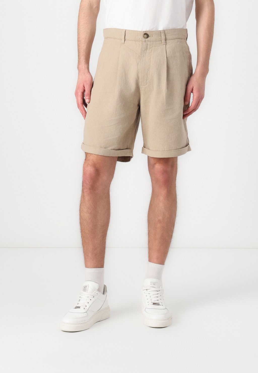 

Чиносы SLHREGULAR RON SUN Selected Homme, Chinchilla