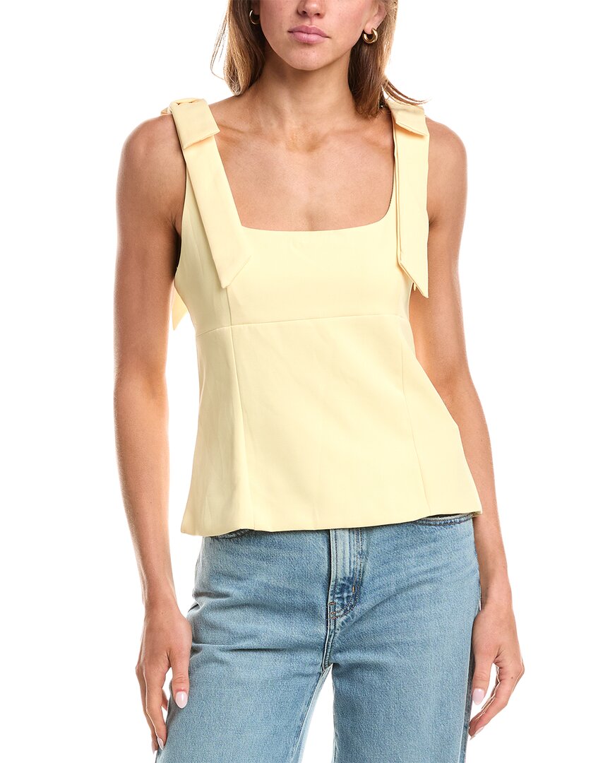 

Топ 70/21 с открытыми плечами, желтый