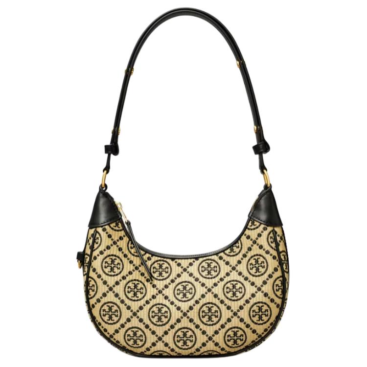 

Полиэстеровая женская сумка через плечо черная TORY BURCH