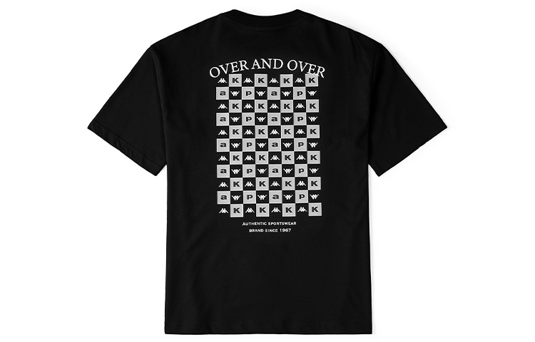 

Футболка Unisex Kappa Checkerboard Collection с эффектом отбеливания