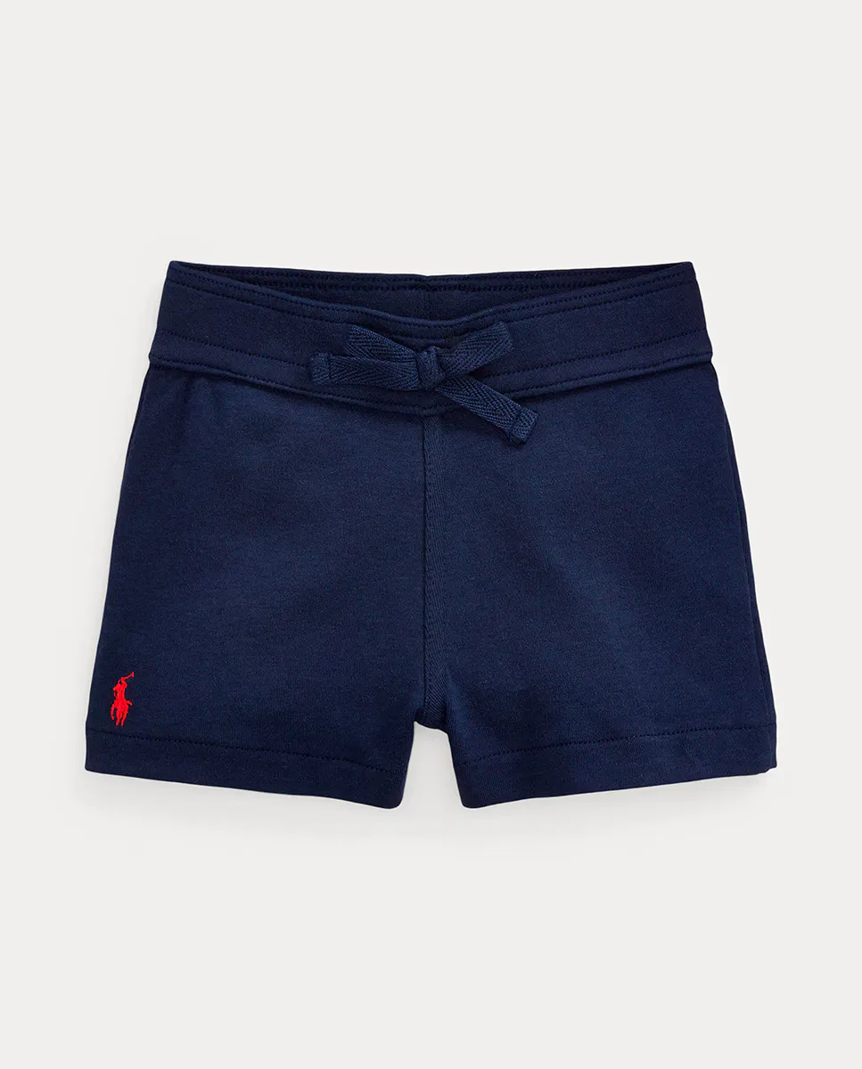 

Хлопчатобумажные шорты для мальчика с вышитой лошадкой Polo Ralph Lauren, тёмно-синий