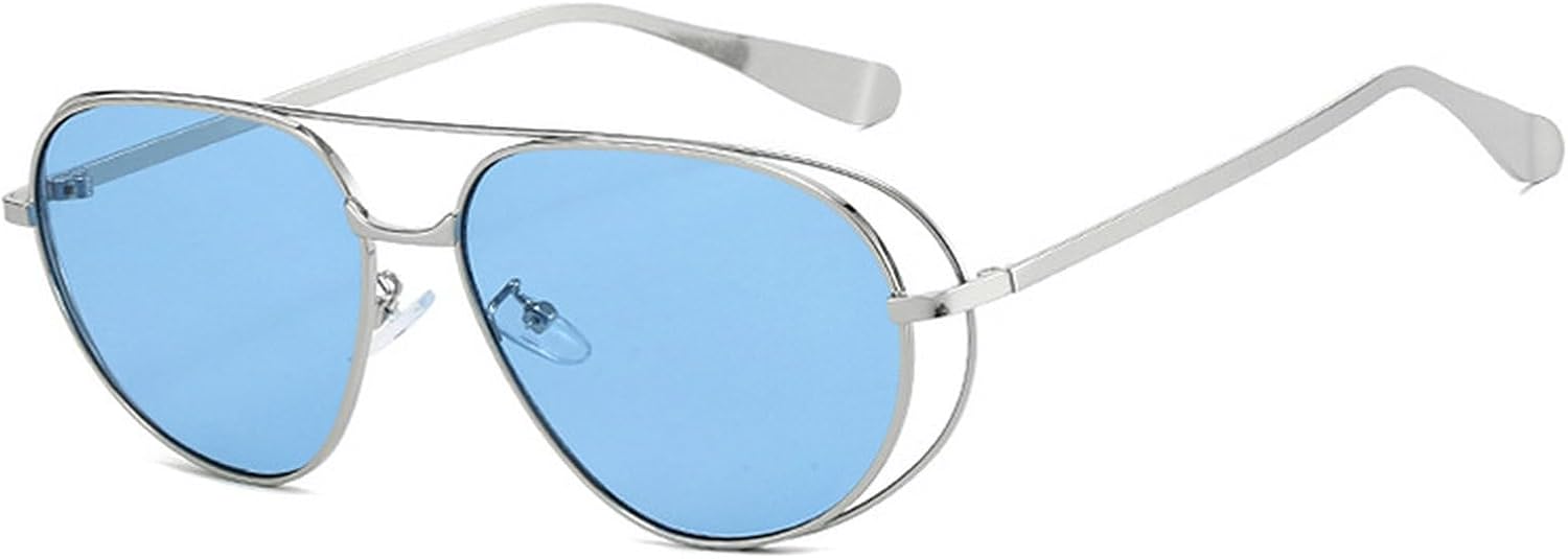 

Солнцезащитные очки Laureles Oversize Pilot для женщин, модные солнцезащитные очки «кошачий глаз» с градиентным переходом цвета «шампанское» для мужчин, очки для вождения, C7