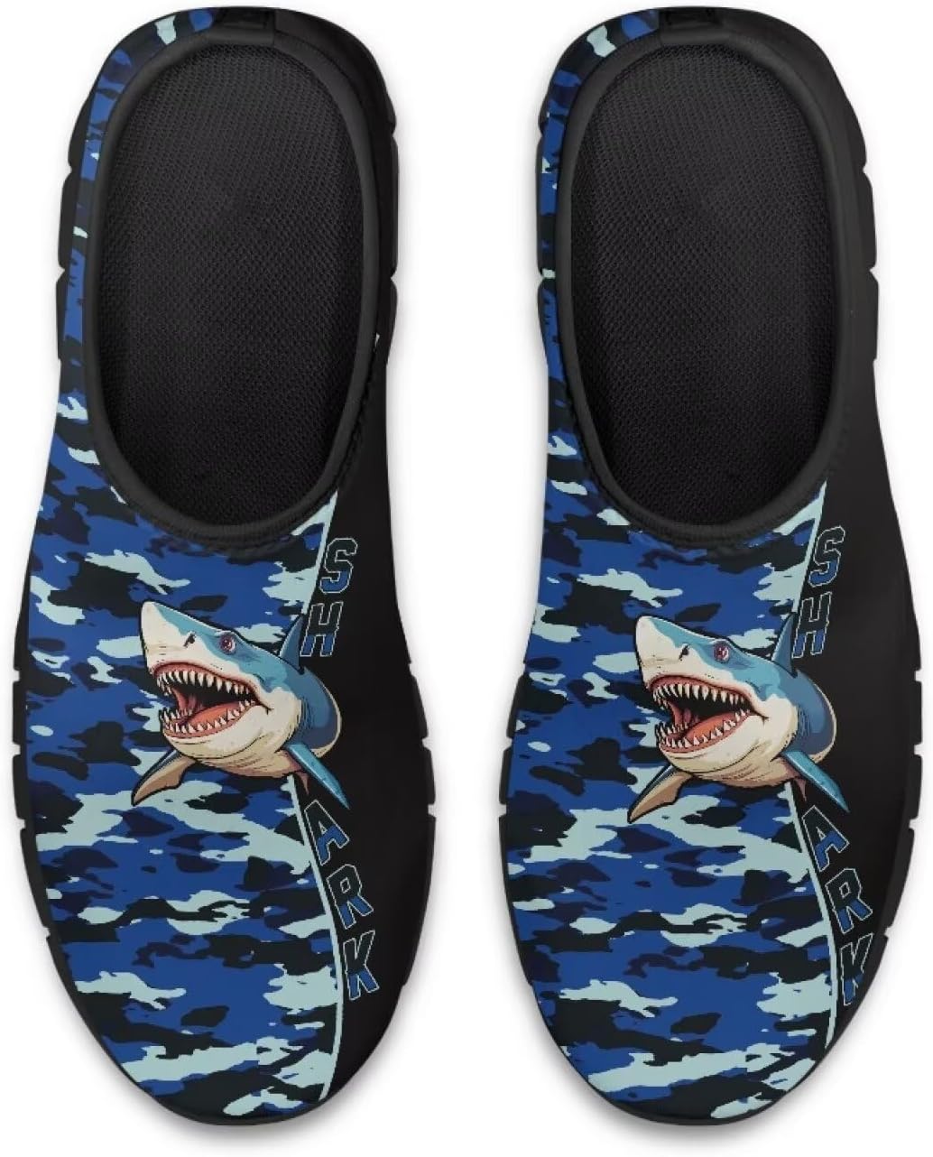 

Мужские кроссовки с камуфляжным принтом, повседневные, низкие, без шнурков, удобные, дышащие, для прогулок на улице, черные, размер US 5-14 Fuxowvby