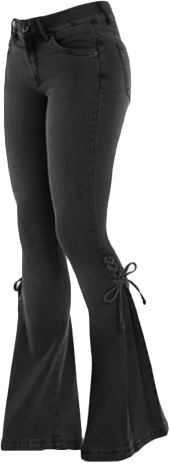 

Andongnywell женские брюки с завязками и карманами