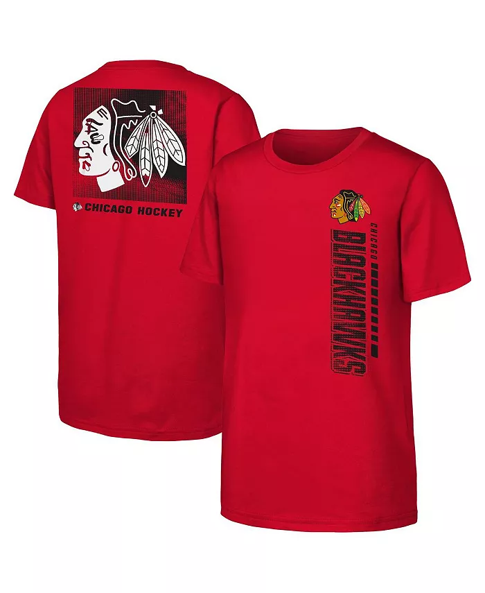 

Футболка Chicago Blackhawks Atmosphere Red для больших мальчиков и девочек Outerstuff
