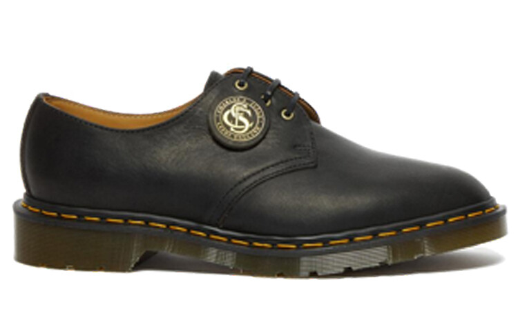 Полуботинки Dr.Martens 1461 Leather Lace Up Shoes 'Black' — фото 2