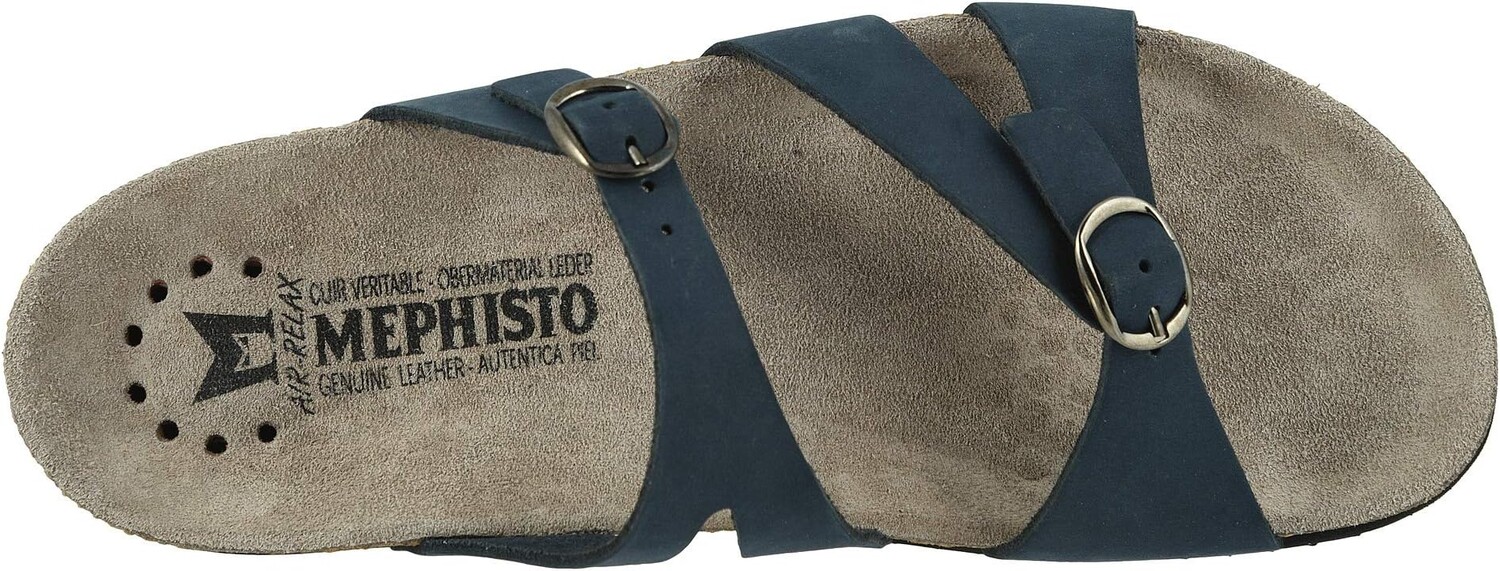 Сандалии на плоской подошве Hannel Mephisto, цвет Navy Nubuck — фото 2