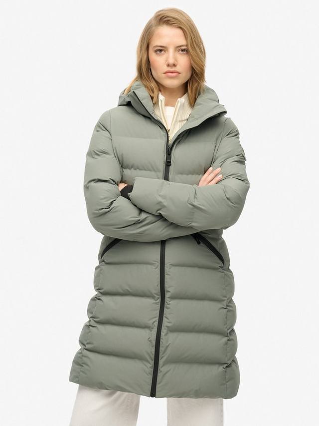 Городская куртка средней длины с утеплителем Superdry, Freestyle Green — фото 4