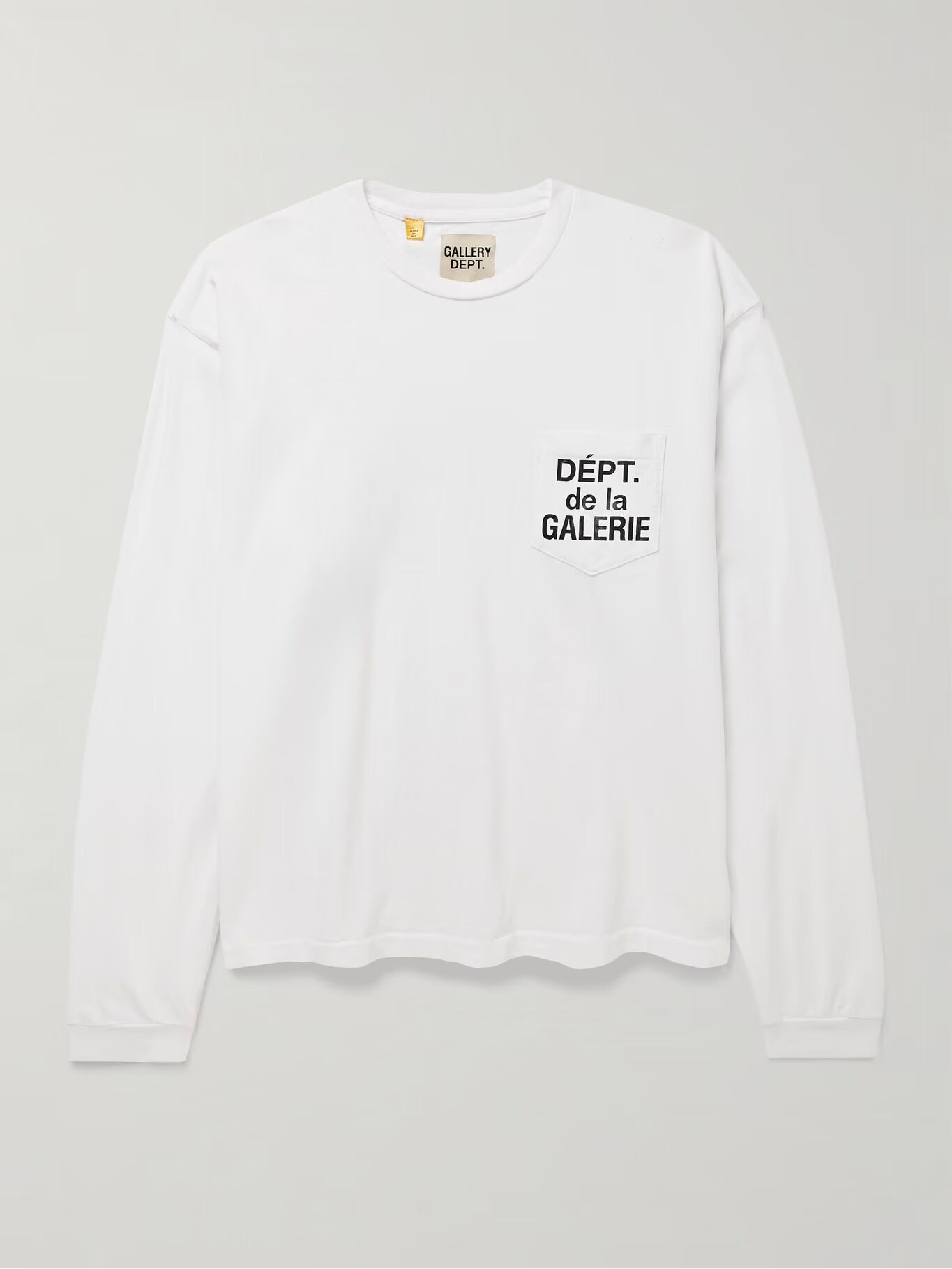 

Футболка из хлопкового джерси с принтом Dept De La Galerie GALLERY DEPT., белый
