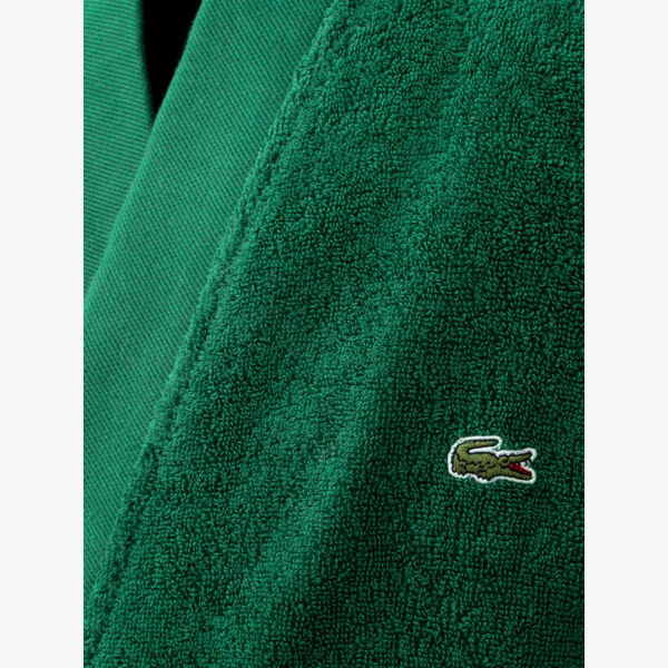 Халат defile из органического хлопка Lacoste, цвет vert — фото 2