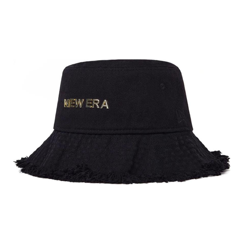 

New Era Хлопковая полиэстеровая регенерированная целлюлозная шляпа-ведро унисекс черная, Black