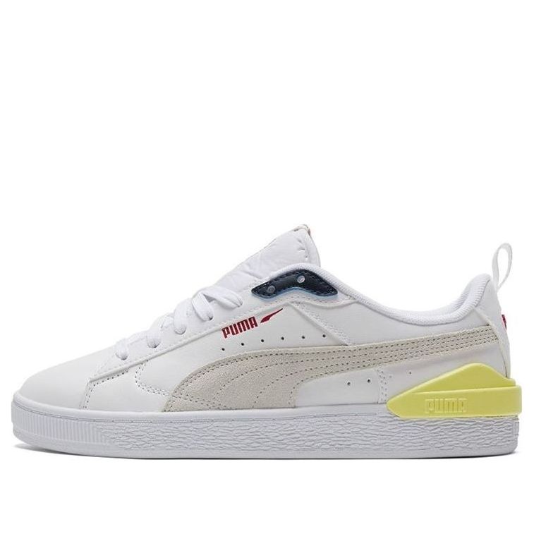 

Кеды PUMA Suede Bloc 'White Yellow Pear', белый