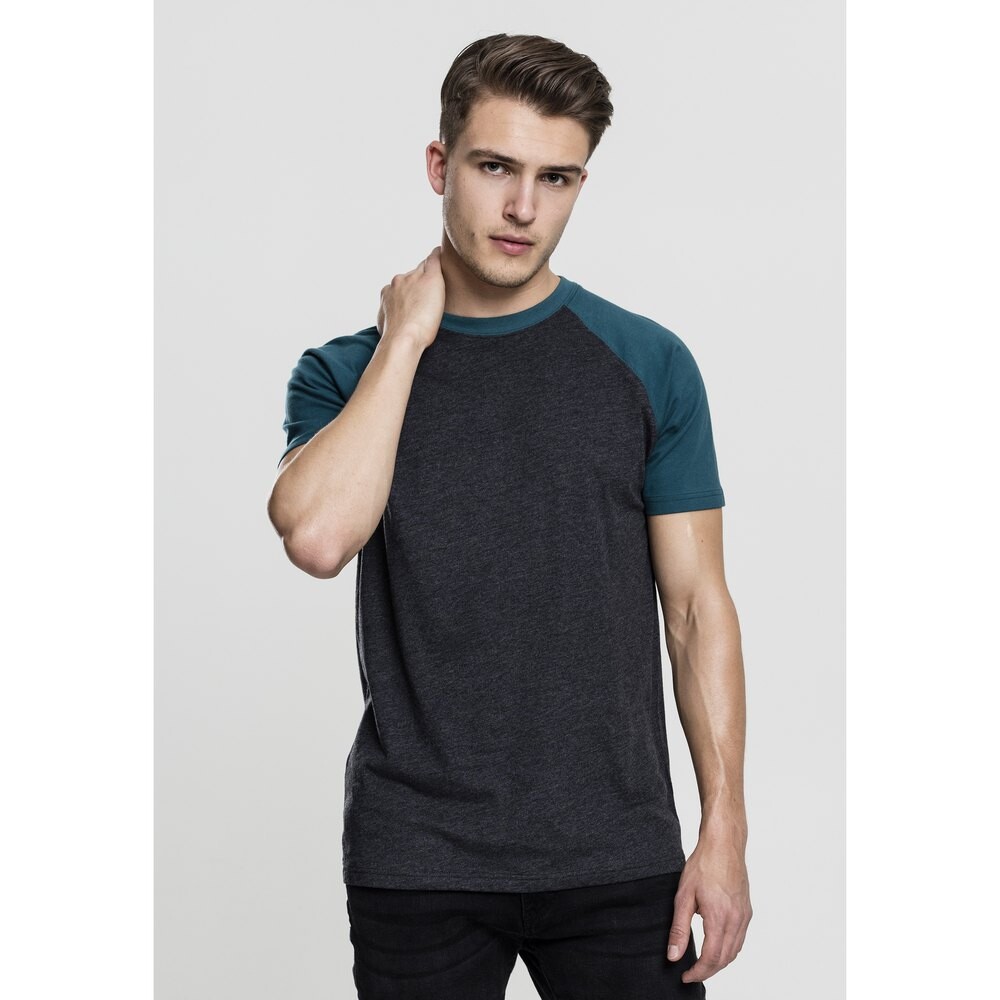 

Футболка Urban Classics T-Shirt Raglan Contract, серый
