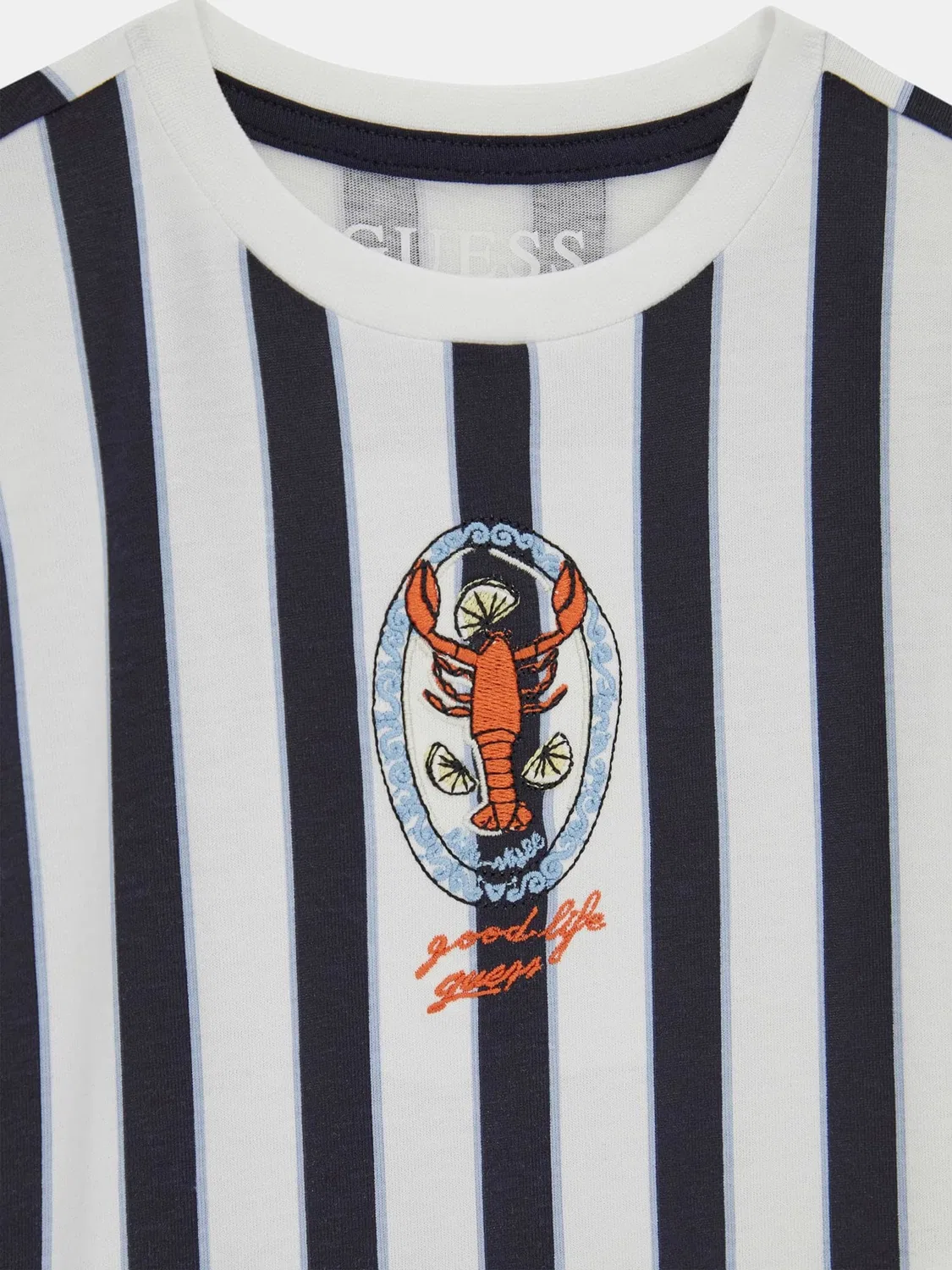 Футболка Guess, Smoke Blue/Dark Blue — фото 3