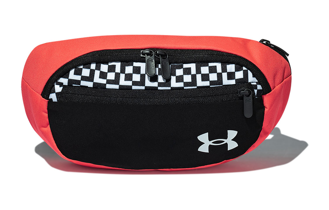 

Under Armour Полиэстеровый поясной рюкзак унисекс красно-черный