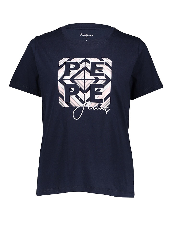 

Футболка Pepe Jeans, темно-синий