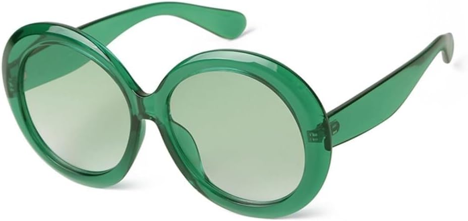 

Большие круглые солнцезащитные очки для женщин и мужчин, увеличенные солнцезащитные очки с градиентными линзами, коричневые оттенки, женская защита от УФ-излучения UV400 LXLHWN, C11