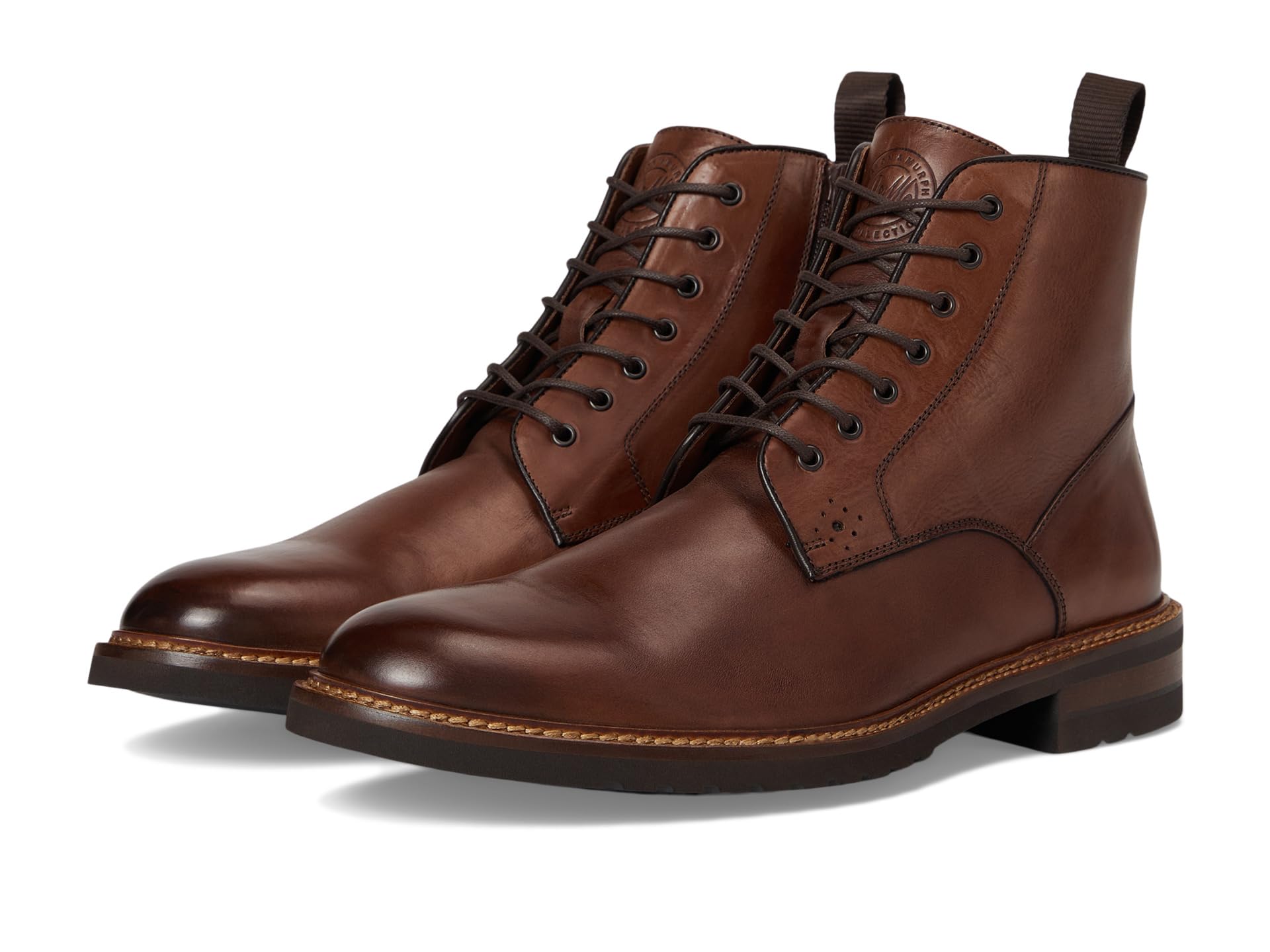 

Ботинки Johnston & Murphy Collection Hartford Plain Toe Boots, цвет Tan Italian Calfskin