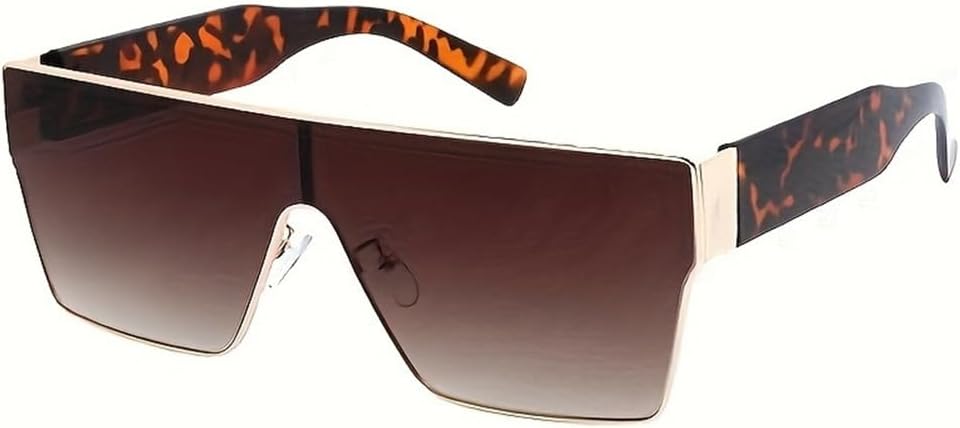 

Солнцезащитные очки для женщин и мужчин, модные, стильные, цельные, декоративные, для активного отдыха, путешествий, вождения, защита от УФ-излучения UV400 KTUCN, Leopard