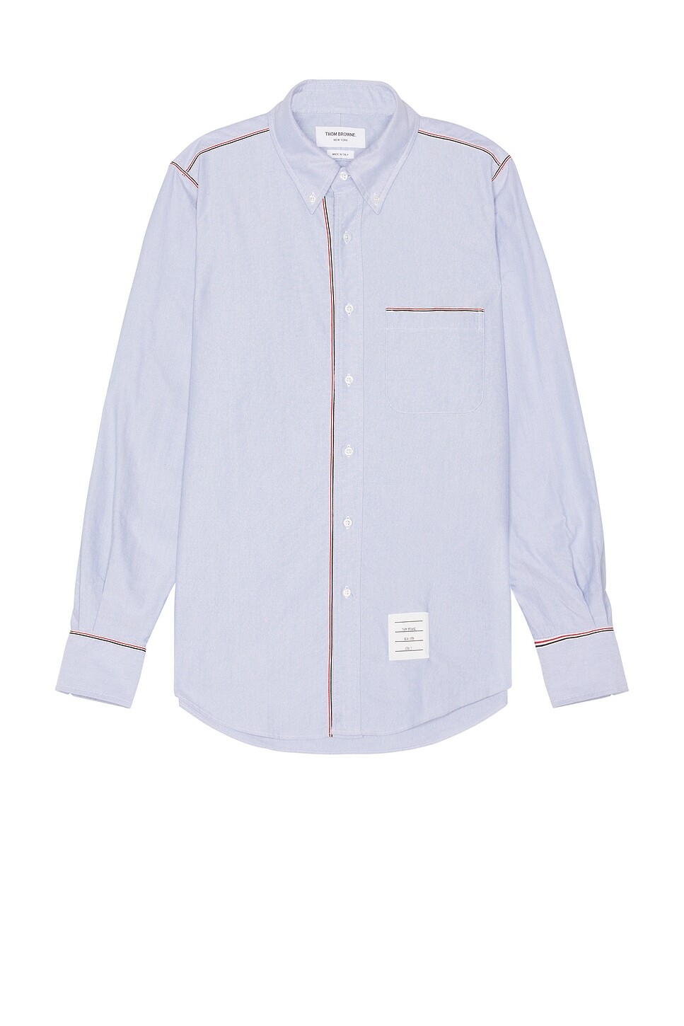 

Футболка мужская Straight Fit Long Sleeve Shirt Thom Browne, цвет Light Bue