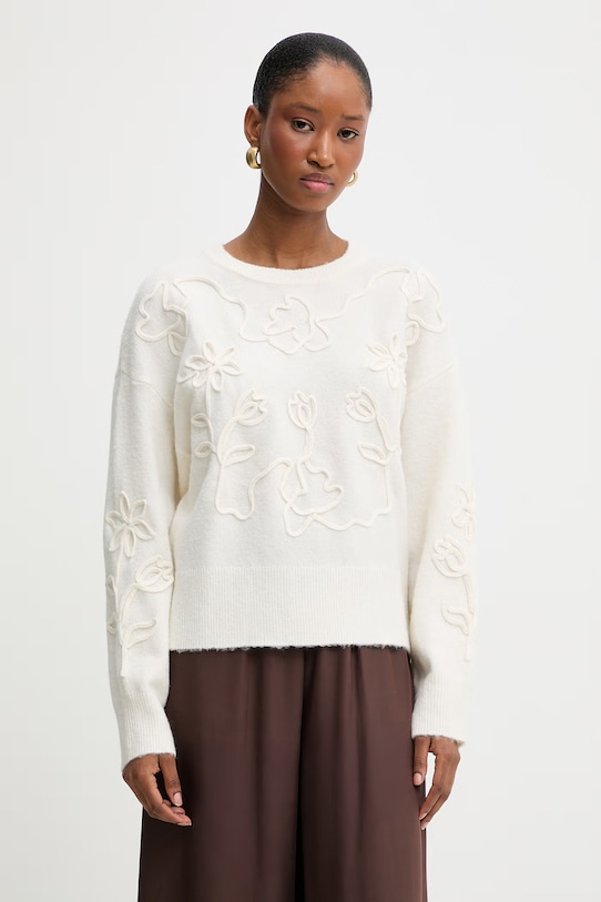 

Свитер из шерстяной смеси Morgan, бежевый