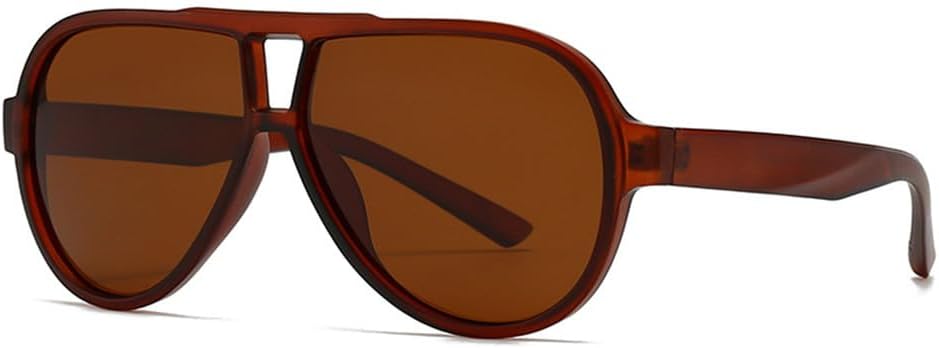 

Солнцезащитные очки с двойной перемычкой для женщин, градиентная защита UV400, заклепки для мужчин, для занятий спортом на открытом воздухе, бега и путешествий UYPTK, C2 Tea Tea