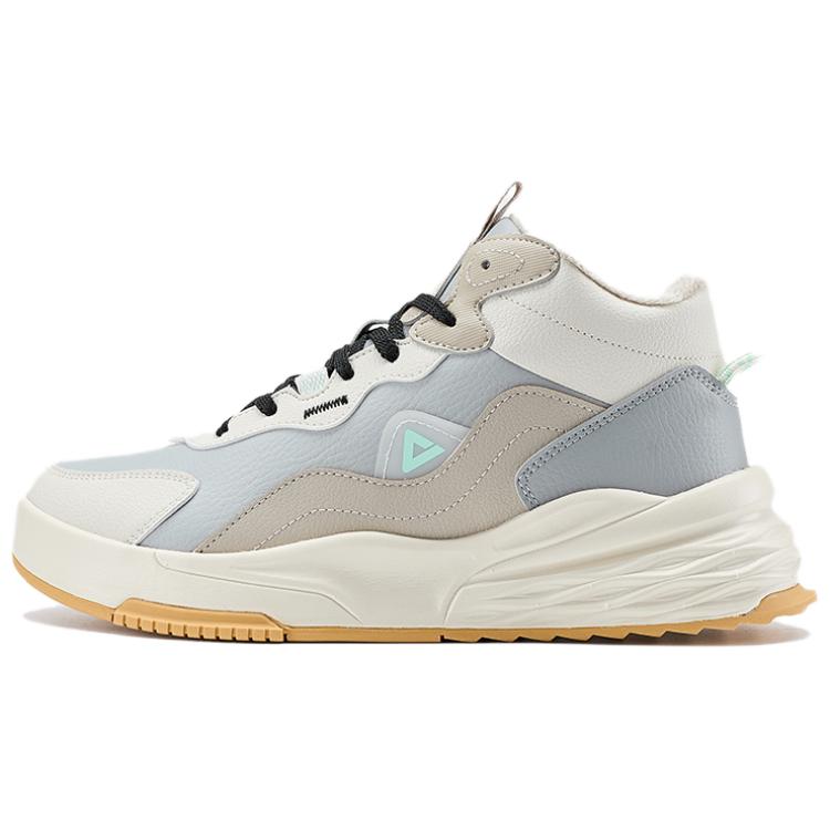 

Износостойкие полувысокие повседневные кроссовки Men's Gray White PEAK