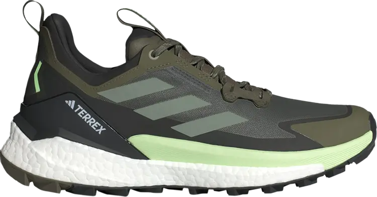 

Кроссовки Terrex Free Hiker 2.0 Low 'Olive Strata Black', зеленый