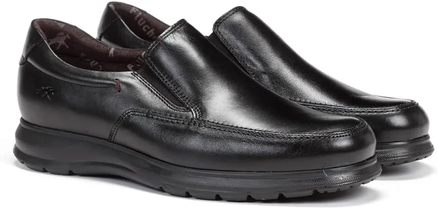 Мягкие черные удобные туфли Fluros Zeta F0603, Soft N Fluchos — фото 2