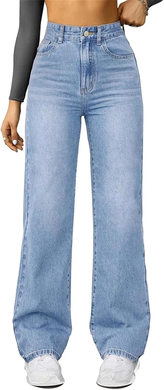Женские джинсы Wide Leg, High Waisted