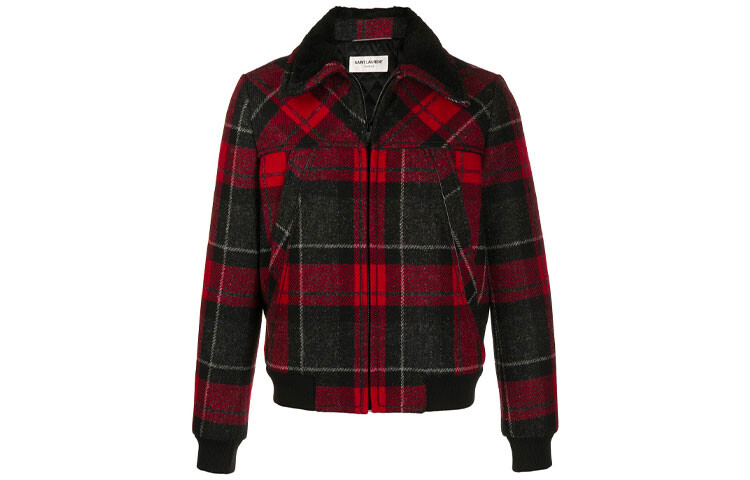 

Куртка мужская красная Saint Laurent, красный