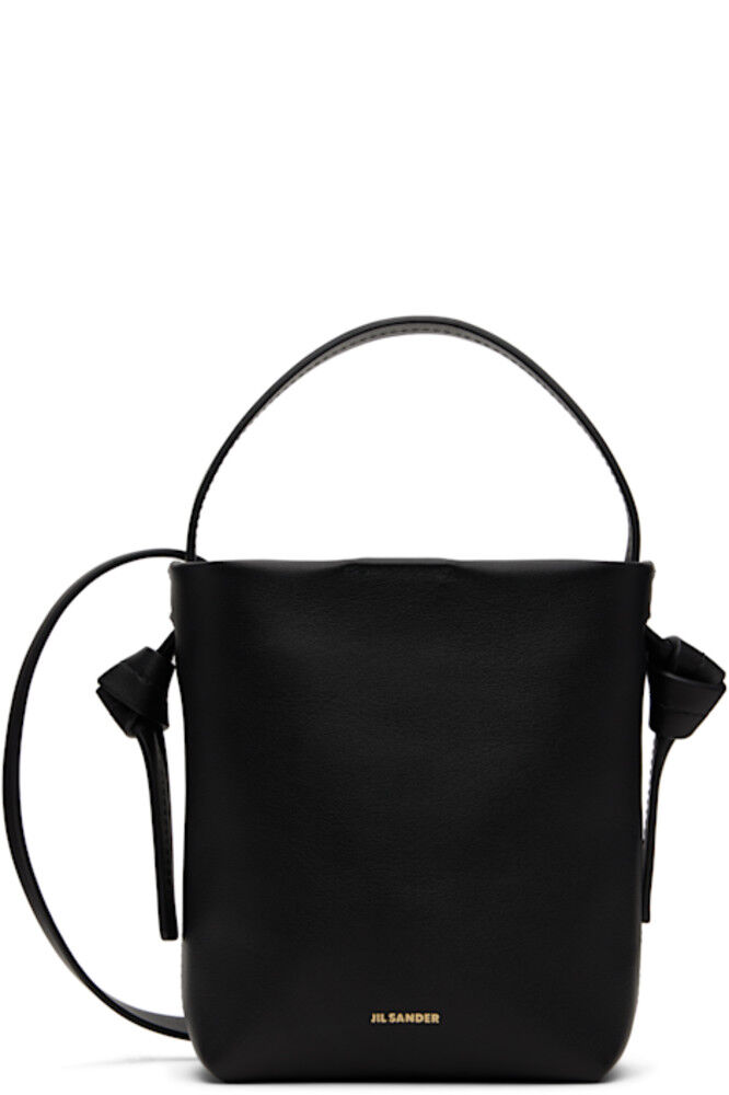 

Черная мини-сумка с узлом Jil Sander