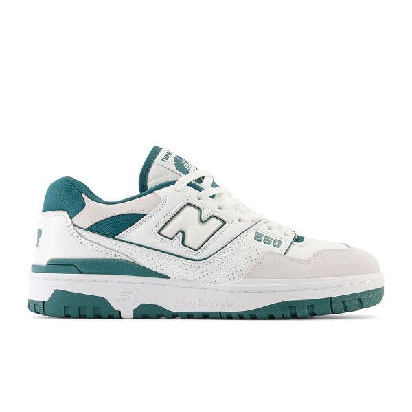 Кроссовки 550 New Balance, белый — фото 2