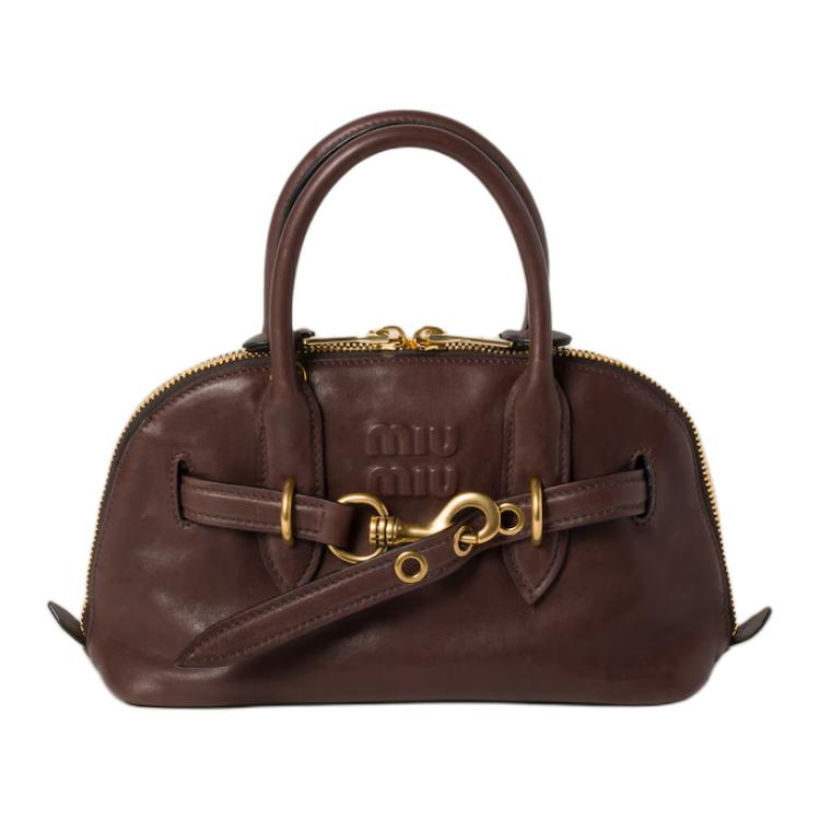 

Сумка через плечо из кожи наппа для женщин Briarwood MIU MIU