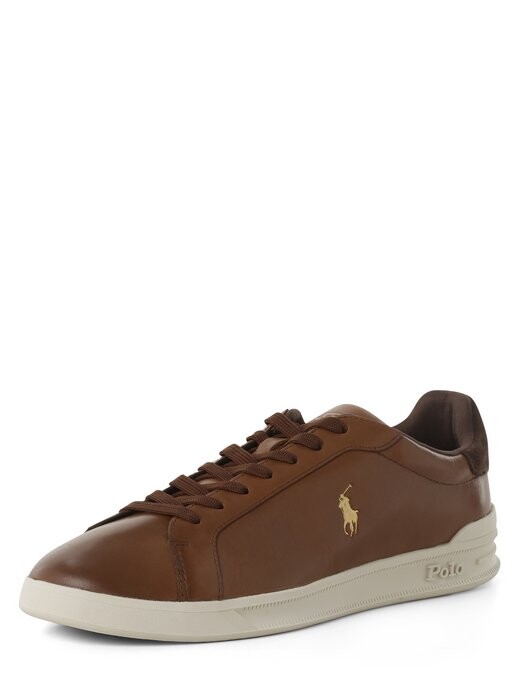 

Кожаные кроссовки Polo Ralph Lauren, коричневый