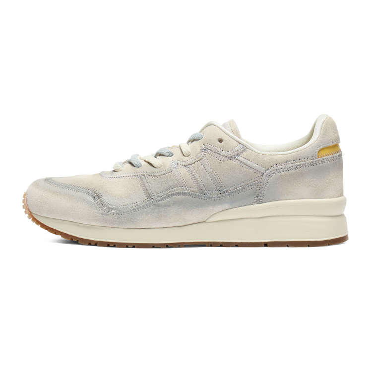 Onitsuka Tiger Износостойкие низкие повседневные туфли унисекс бежевого цвета