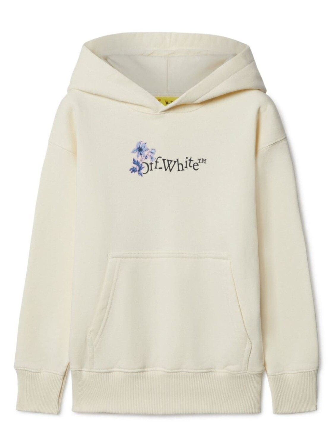 

Off-White Kids худи с логотипом Arrow Flowers, белый
