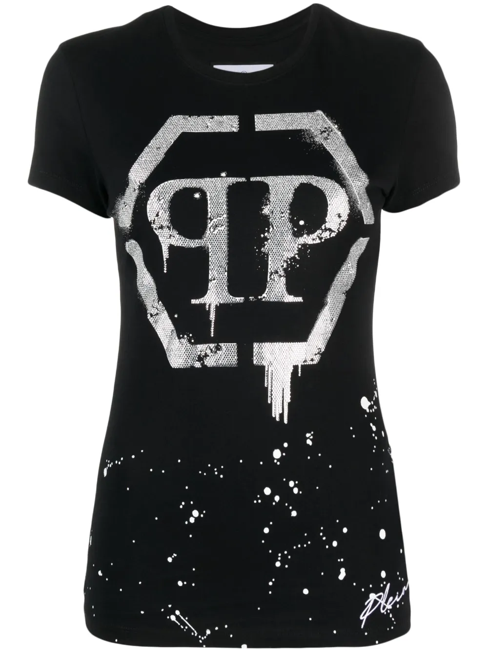 

Футболка с логотипом Philipp Plein, черный