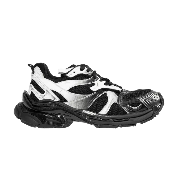 Кроссовки Balenciaga Runner 'Black White'