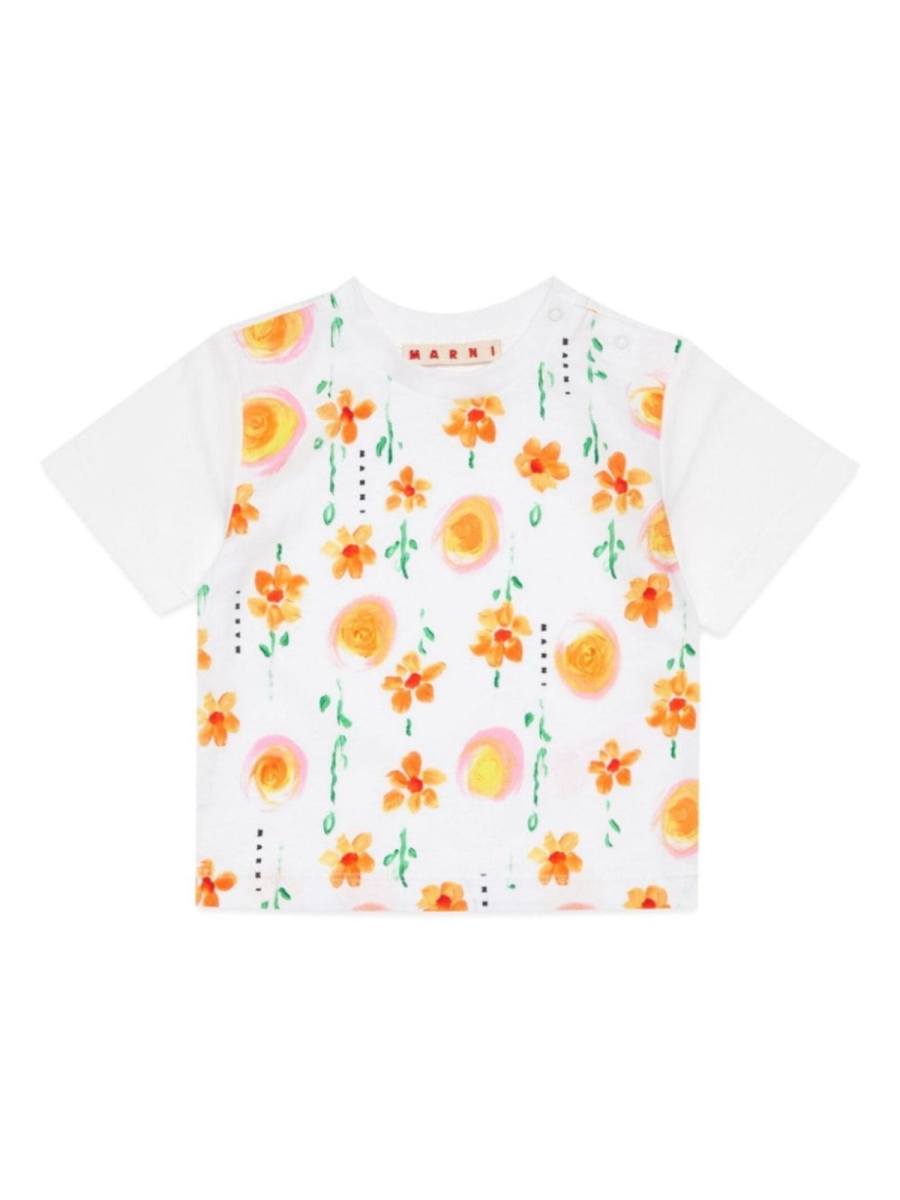 

Marni футболка Sunny Day, белый