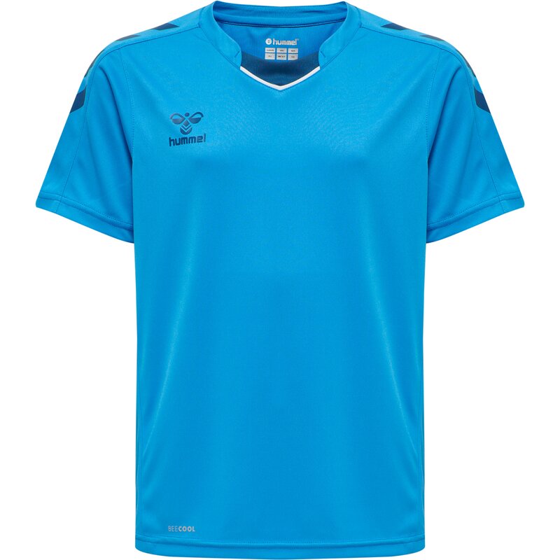 

Рубашка hmlcore xk poly jersey s/s kids Hummel, голубой