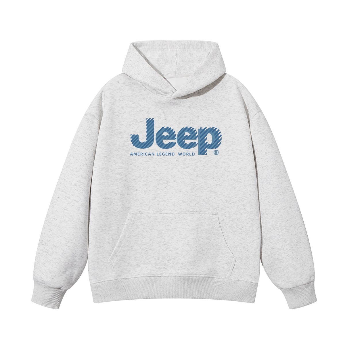 Толстовка с капюшоном утепленная для школьников Jeep, new year красный fleece-lined — фото 2