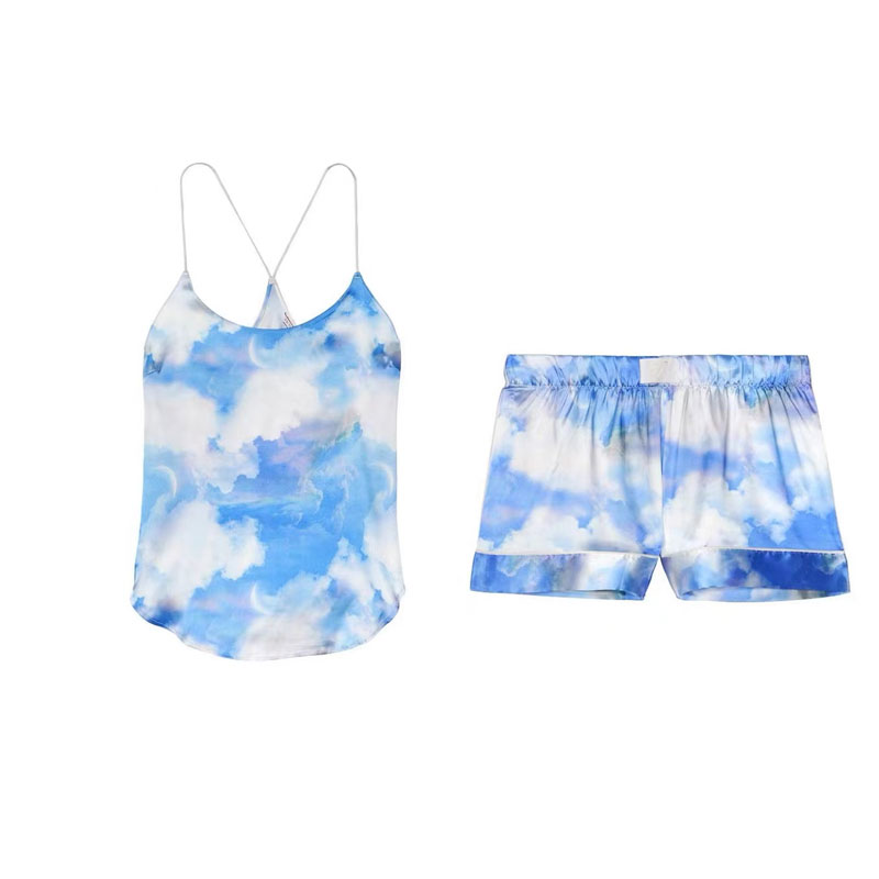 

Пижамный комплект Women's Blue Victoria's Secret, Комплект (Синий)
