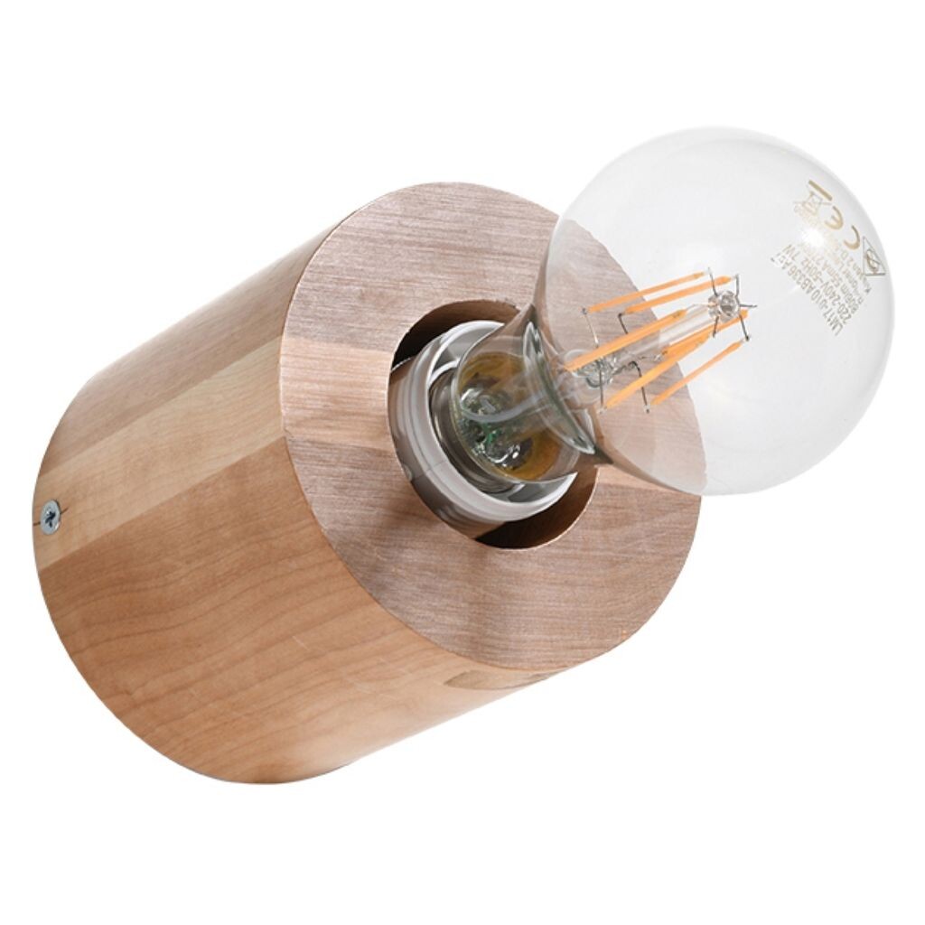 

Настенный светильник SALGADO натуральное дерево 1xE27 60Вт дерево 10x10x10см Sollux Lighting